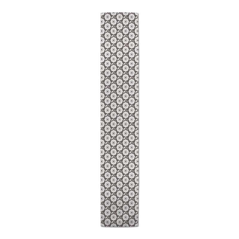 Bieser Rectangle Floral Polyester Table Runner, 72" x 16"