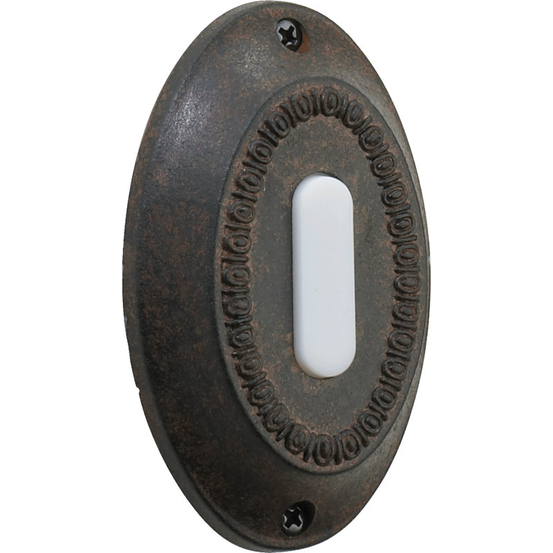 Toasted Sienna Door Chime Button