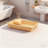 Beige,Two Packs,Rustic Handwoven Storage Basket For Fruits, Bread, Snacks, And Market Display - Durable PP Material, Mold-Resistant For Long-Lasting Use-1637119886