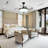 42" 4 - Blade Led 3 Speeds 3 Light Ceiling Fan With Remote Control Retractable Blades And Light Kit Included