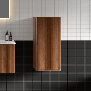 Hannemarie 14 Inch Floating Bathroom Side Cabinet - Modern Storage Cabinet with DTC Soft-Close Hinges, Eco-Friendly E1 - for Bathroom, Kitchen, Apartment, Hotel