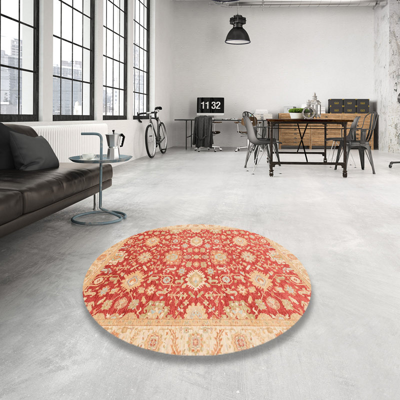 Tapis abstrait 4061, Rond 4 pi