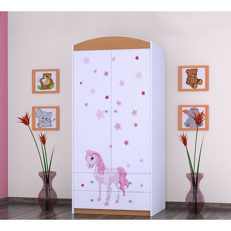 Maguire 2 Door Wardrobe, Brown