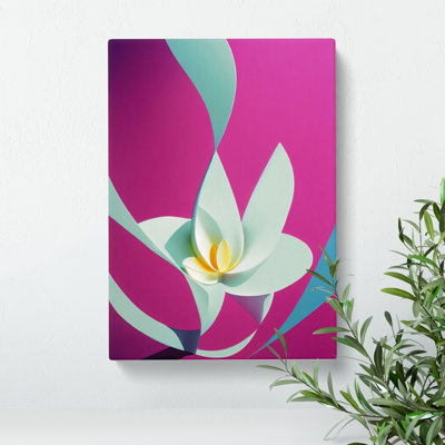 An Alluring Flower Abstract - Wrapped Canvas