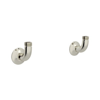 Georgian Era Bridge Kitchen Faucet Wall Unions