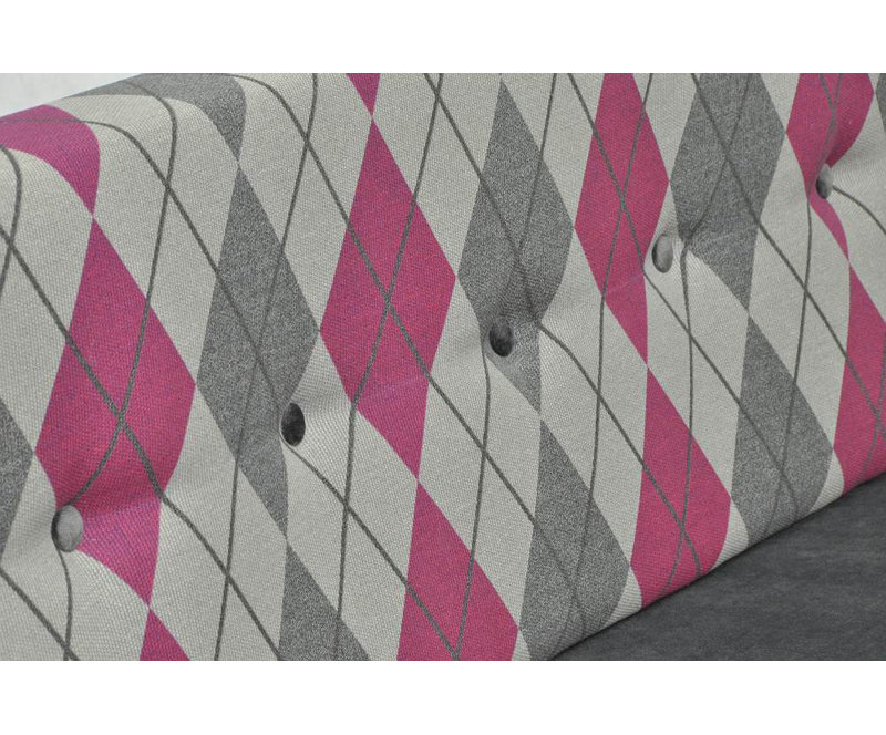 Wzór Sofa, Grey and pink