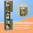 Evadean 67" H Storage Cabinet with Lights-2104963441-2090883149