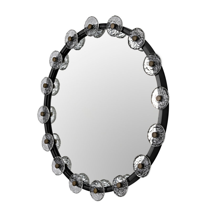 Moira Round Metal Wall Mirror