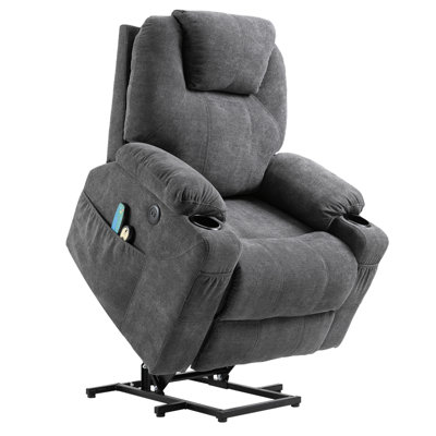 Upholstered Heated Massage Chair
