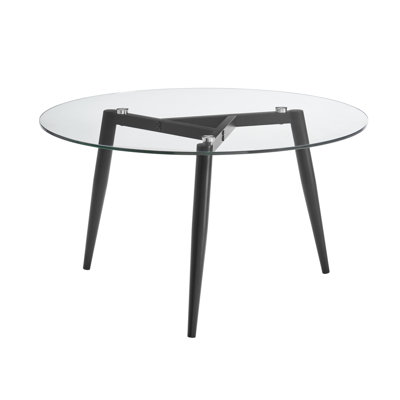 Joilyn Glass Top Single Coffee Table