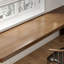 Nut-brown L-Shaped Solid Wood Executive Desk-2124433571-2124433569