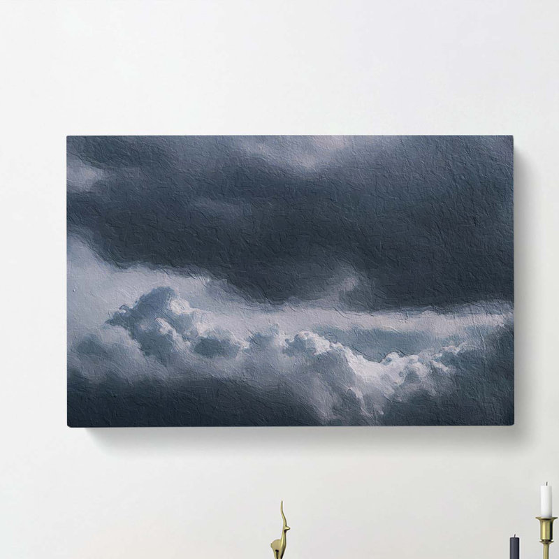 The Mood Of The Clouds - Wrapped Canvas, 50cm H x 76cm W x 3cm D