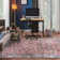 Transitional Bordered Vintage Machine Washable Non Slip Area Rug