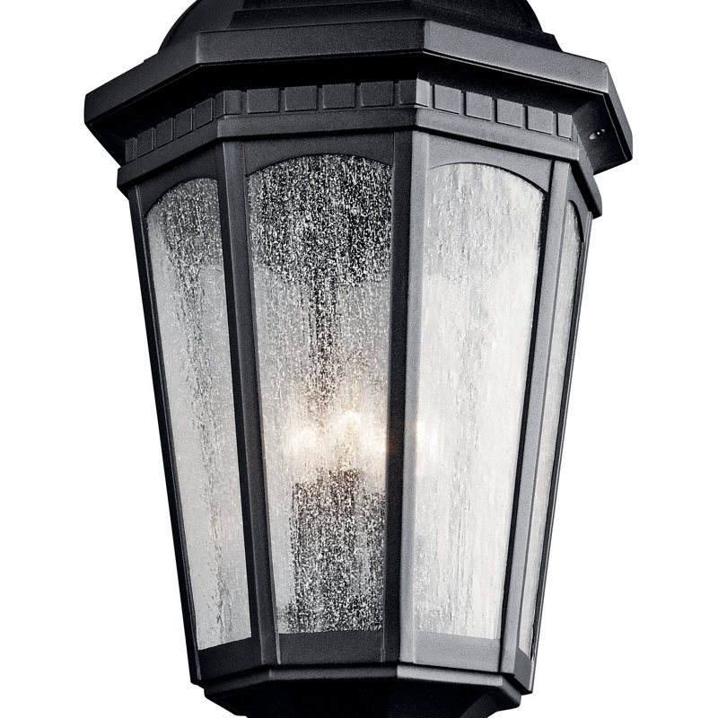 Tête de lanterne d'extérieur 3 lumières Flinders, Noir texturé