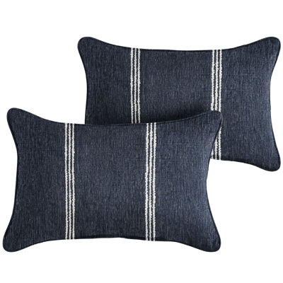 Coussin décoratif réversible intérieur / extérieur Longen Striped Sunbrella®