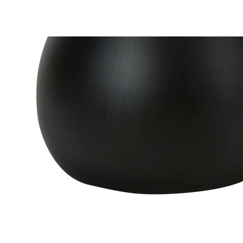 Lighting, ensemble de 2, lampe de table h, 18 po, métal noir, abat-jour ivoire / crème, contemporain