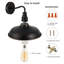 Luminaire de grange d'extérieur câblé à 2 ampoules H 10,8 po Marina Way Bronze