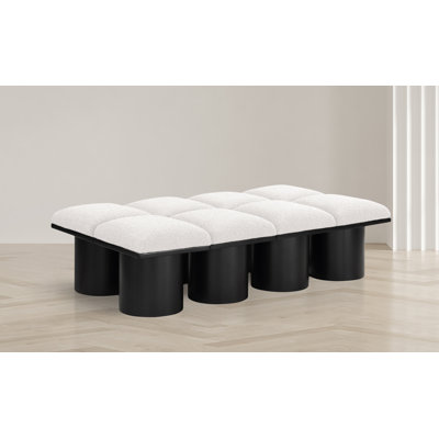 Horatia Boucle Upholstered Bench