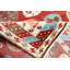 Tapis multicolore en laine noué à la main à motif cachemire tribal avec bordure décorative-497952763
