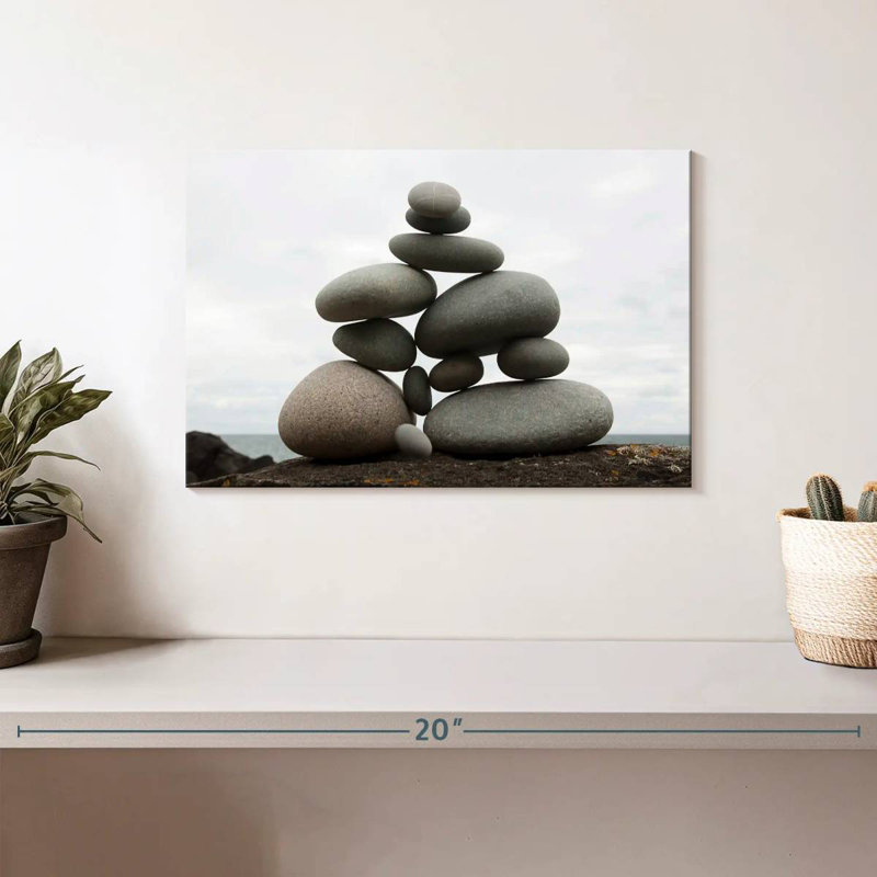 Kerrick Balanced Stone Stack, 8" H x 12" W