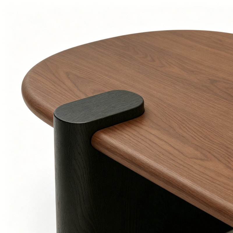 Table basse moderne de style médiéval, 13.8" H x 51.2" W x 27.6" D
