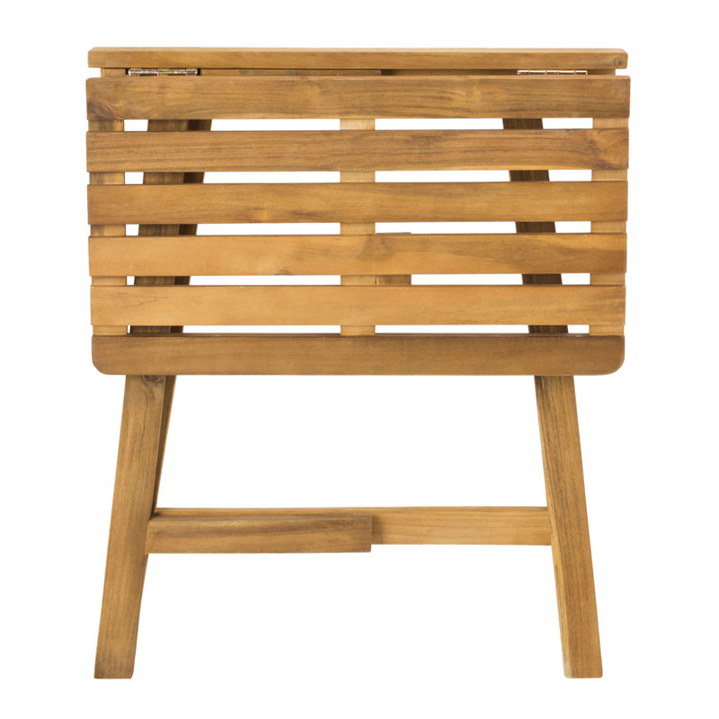Table de balcon en bois, Teck