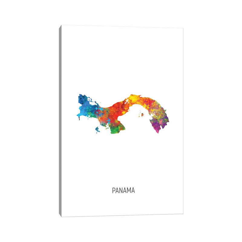 MTO3070-Panama Map, H 26 po x l 18 po x 1,5 po