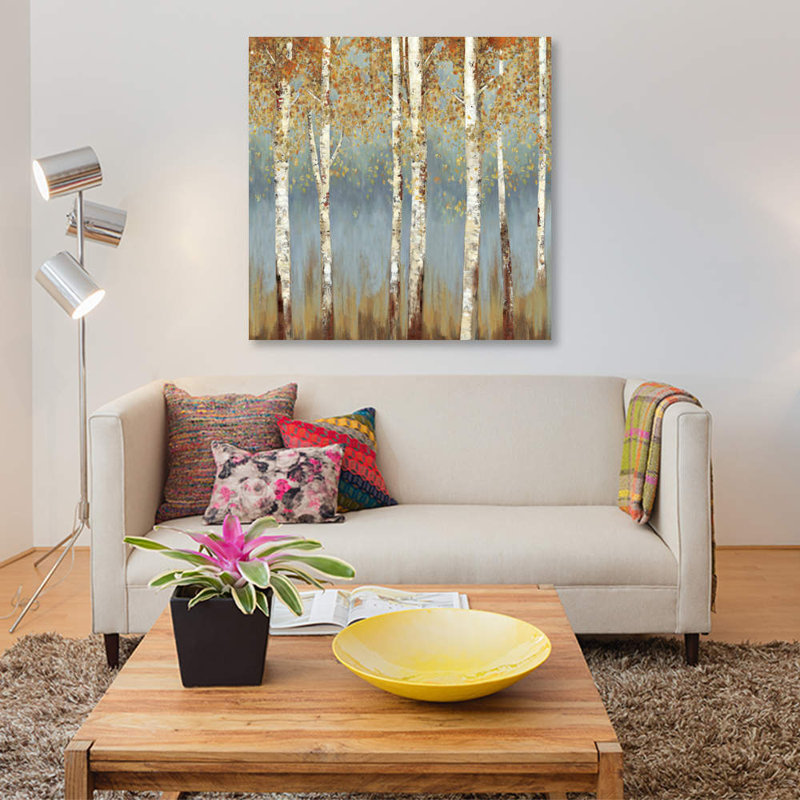 «Falling Embers III» par Allison Pearce, reproduction sur toile non encadrée, H 12 po x l 12 po x P 0,75 po, Toile tendue
