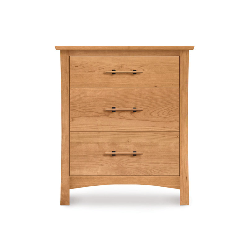 Monterey 3 - Drawer Dresser, Natural Cherry, Conventional