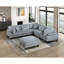 Repose-pieds moderne avec repose-pieds gris