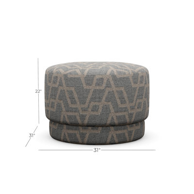 Cremini Small Ottoman