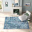 Tapis bleu foncé / bleu sarcelle Hillsby-22619448