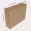 Armoire latérale de salle de bain 36 po, portes à fermeture en douceur, conception à fixation flottante (emballage KD)