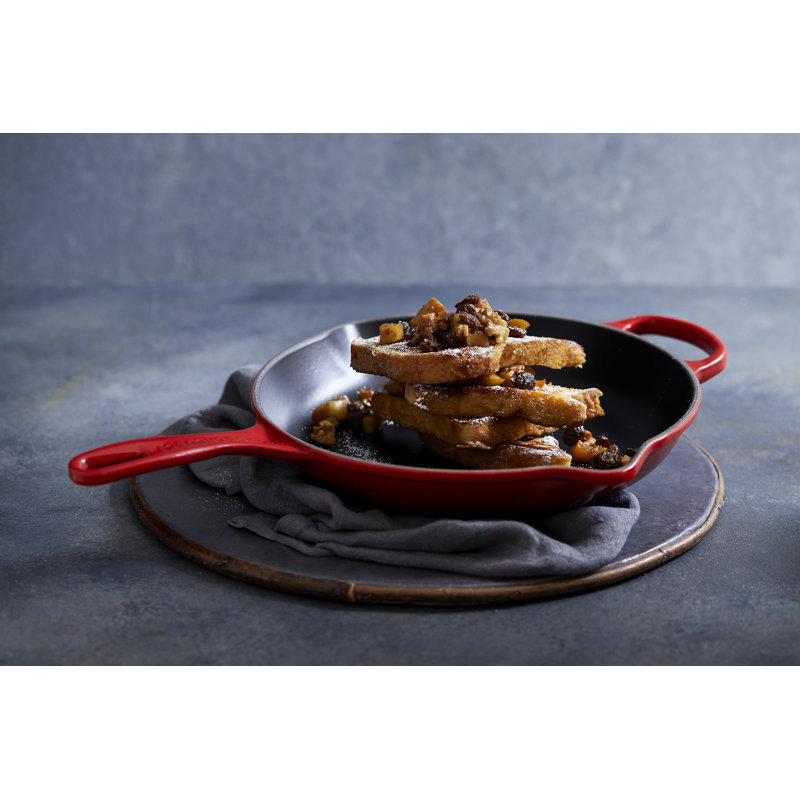 Le Creuset Enameled Cast Iron Skillet, Cerise