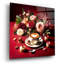Art mural en verre épique «Coffee and Desert Red» par Rey Klimt, 36 po x 36 po-1056452332