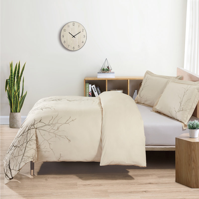 Ensemble de housse de couette 3 pièces Algonquin, Housse de couette grand + 2 taies décoratives