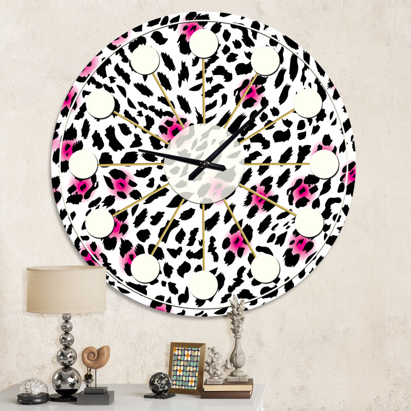 Horloge murale Glam Leopard, Moyenne