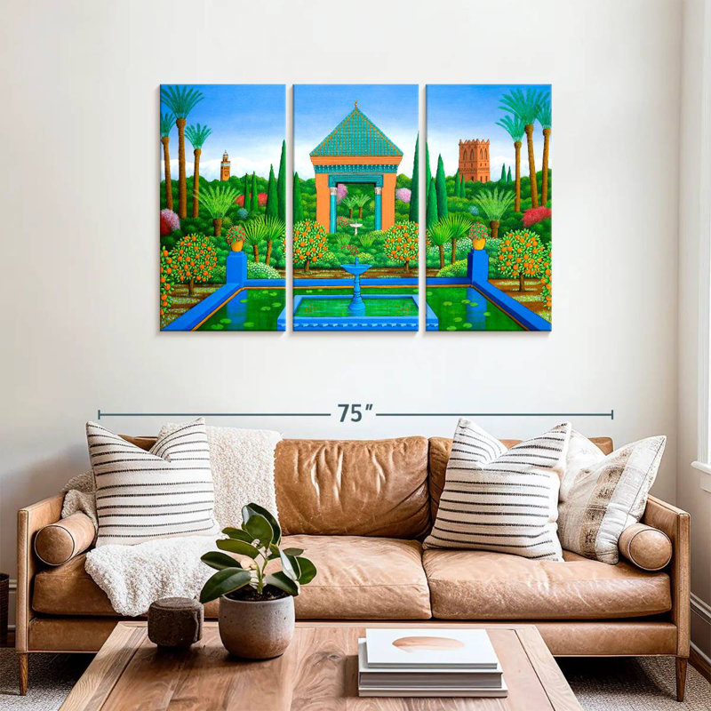 Rorry Marjorelle Oranges, 36" H x 57" W