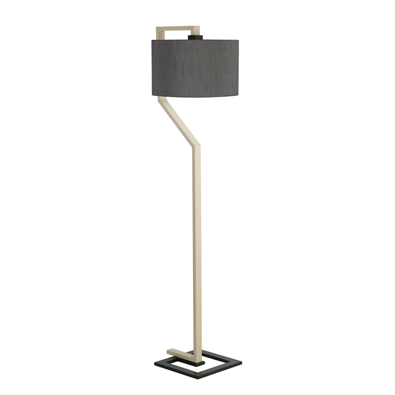 Laurent 161cm Traditional Floor Lamp, Grey