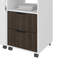 Bureau extensible à 2 tiroirs avec mécanisme coulissant