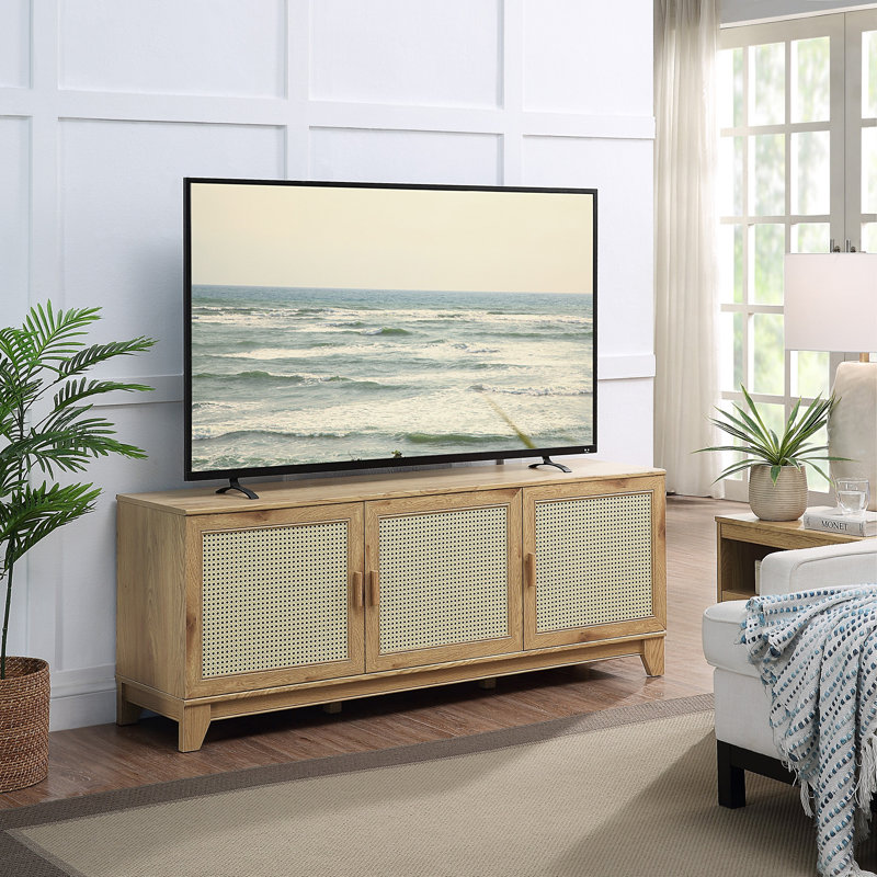 Sheridan 63" TV Stand In Natural, Natural