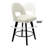 26" Upholstered Swivel Counter & Bar Stool with Solid Wood Frame-846562434-844352596