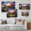 «Abstract Baseball Stadium III», art mural acrylique sur les stades-630289211