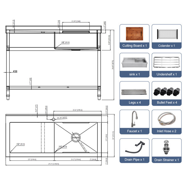 Dimensions du produit