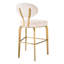 Dorrego Upholstered Stool with Metal Frame-1190521861