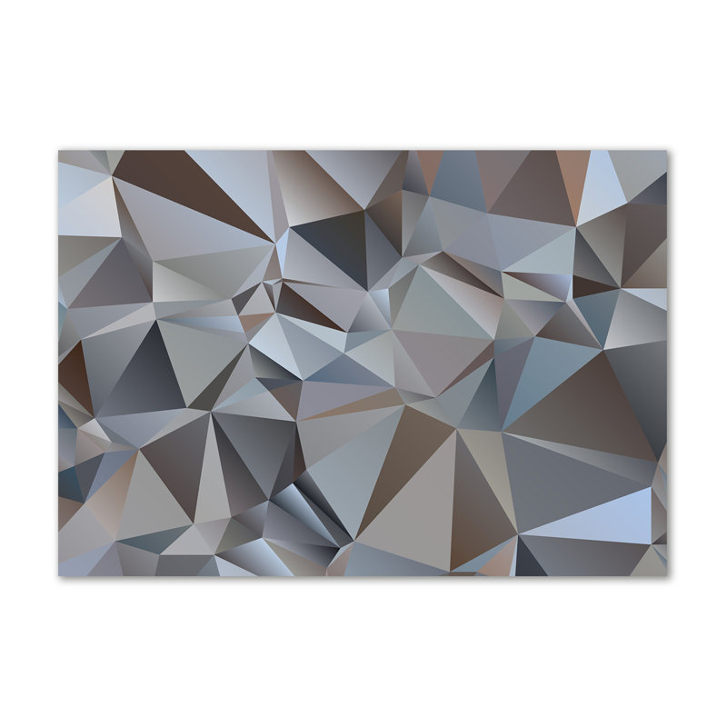 Abstraction Triangles - Wrapped Canvas Print