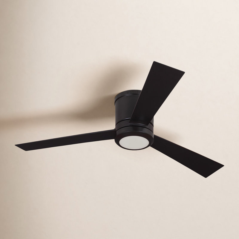 Ventilateur de plafond à DEL Rodrick, 52 pouces, Midnight Black