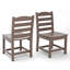 Ensemble de 2 chaises d'extérieur sans accoudoirs-964327687