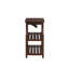 Table d'appoint Wasaki avec finition espresso et USB