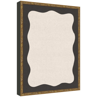 Framed Fabric Pinboard  Printed Linen Bulletin Board